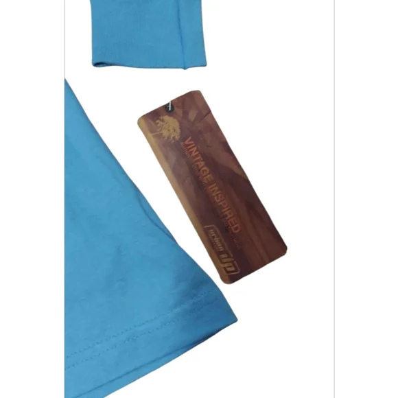 NWT Urban Pipeline Blue Diamond Skull Graphic Long Sleeve Tee - Picture 3 of 4